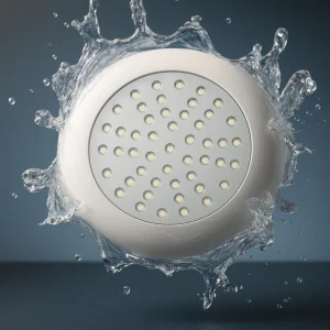 Luminaria Sumergible Luz cálida 3000k  plana