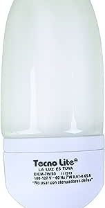 FOCO VELA E-12 7W COMP. ELECTRONICA