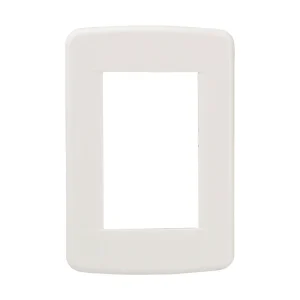 PLACA 3 VENTANA RESINA MARFIL BETA