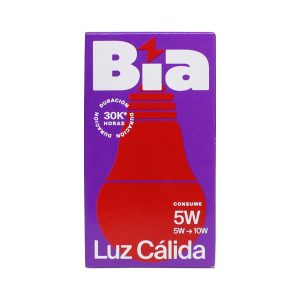 BOMBILLO 5W LUZ CÁLIDA E27 30000H BIA