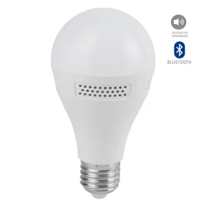 FOCO LED CON BOCINA A19 LYRA BLANCO 9W 100-240V 450LM 30K E27 A19SB-LED/001/30
