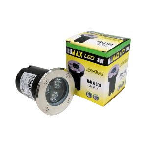 Bala De Piso LED 3W Luz Cálida