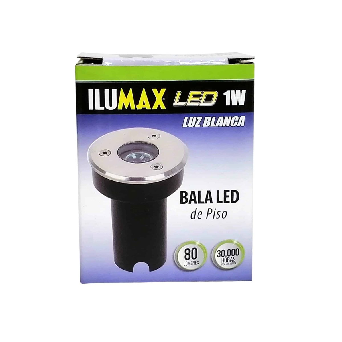 Bala De Piso LED 1W Luz Blanca - Imagen 3