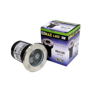 Bala De Piso LED 3W Luz Blanca