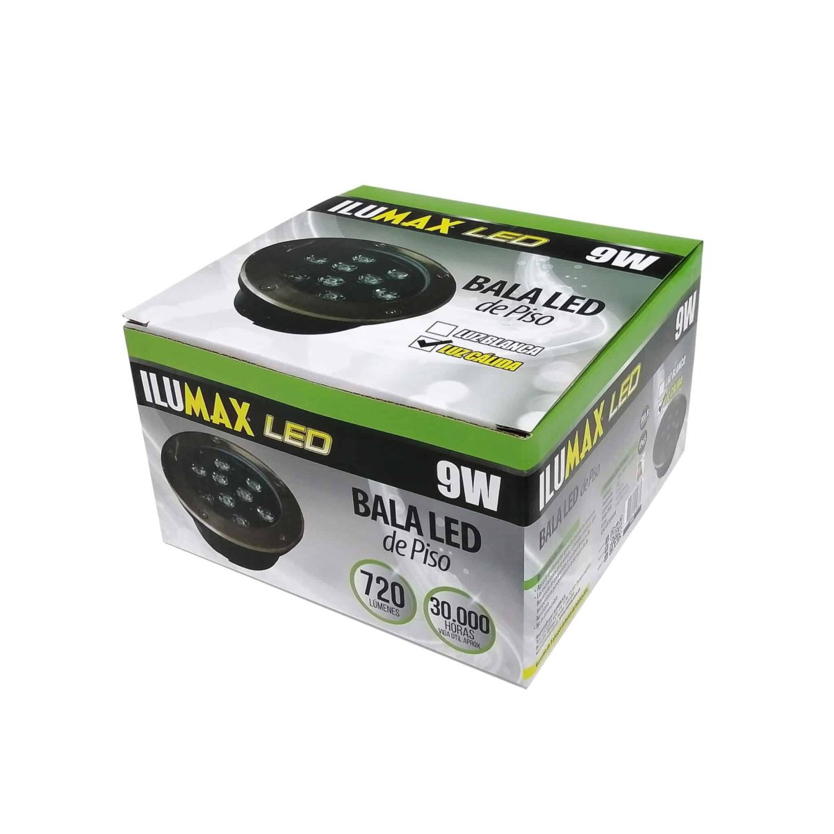 Bala De Piso LED 9W Luz Cálida - Imagen 3