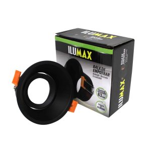 Bala Empotrar Recesada Escualizable Negra