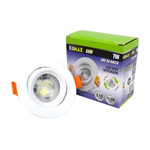 Bala Integrada LED 7W Escualizable Luz Blanca