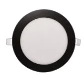 Luminaria Empotrar LED Circular 225mm Diámetro Corte 205mm Negro 18W 85-265V 1278LM 65K PLEDC18W65KN