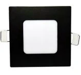 Luminaria Empotrar LED Cuadrado Corte 720mm x 720mm138lm 85-265v Negro 3w 40K ADHARA3W40KN