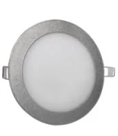 Luminaria Empotrar LED Circular 120mm Diámetro Corte 105mm Gris 6W 85-265V 295LM 30K PLEDC6W30KG