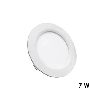 Panel Slim Redondo 7W 6500K LUZ FRIA