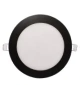 Luminaria Empotrar LED Circular 170mm Diámetro Corte 155mm Negro 12W 85-265V 787LM 40K PLEDC12W40KN