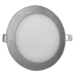 Luminaria Empotrar Led Circular 170mm Diámetro Corte 155mm Gris 12W 85-265V 787LM 65K PLEDC12W65KG