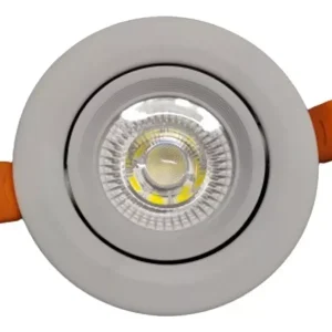 Spot Base Empotrable Led Dirigible Redondo 6W 127V 560LM 65K SD-06-01