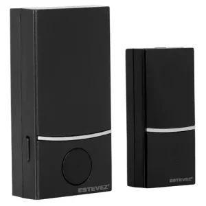 Timbre Inalámbrico Minimal Campana Ding-dong D885W-NG