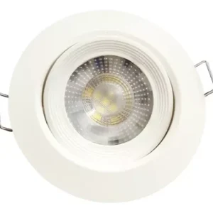 SPOT EMPOTRABLE LED DIRIGIBLE TECHO BLANCO FRIO REDONDO 6W 100-240V 500LM 60K 57203