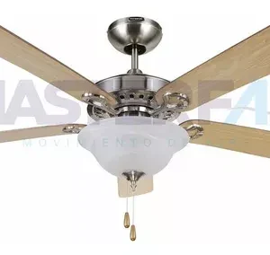 ABANICO BILBAO 52" SATINADO MAP/CH