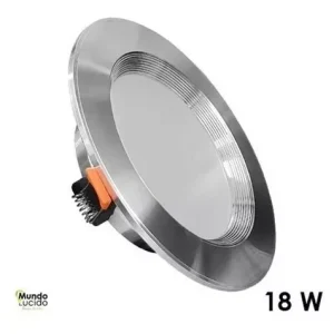 Panel LED Slim Empotrable Techo Spot Satinado Blanco Frío 18W 127V 970LM 65K