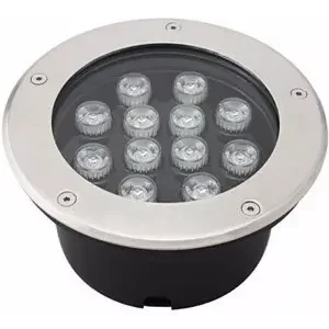 Spot Empotrable Para Piso Exterior LED Blanco FRIO 12W  85-265V 840LM 64K EMPOTRADO PISO
