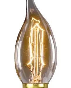 Foco Vintage Tipo Vela  Retro De Filamento 25W 110-130V 30K E26/E27