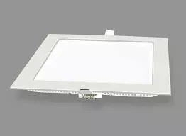 Panel LED Slim Cuadrado Empotrable Luz Fría 18W 90-277V 1350LM 65K PSS18WCW LUZ FRIA