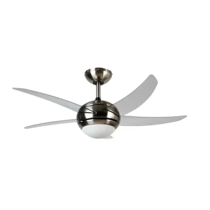 VENTILADOR CON ILUMINACIÓN 48" 60W SATINADO MASTERFAN DUBAI