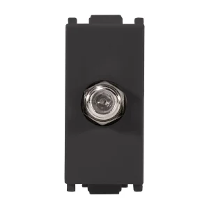 TOMA TV COAXIAL (CONECTOR ROSCADO) BLACK ALPHA