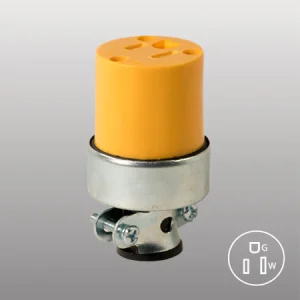 RECEPTACULO BLIND C/TIERRA YABRZ 2 POL