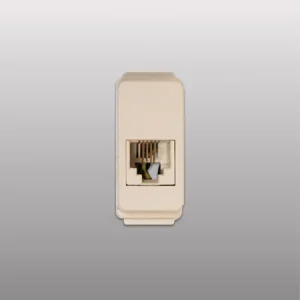 TOMA TELEFÓNICA INTERCAMBIABLE MARFIL