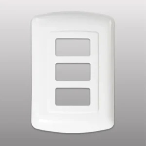 PLACA TRES VENTANAS BLANCO