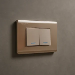 Interruptor Doble Acero Inoxidable Carpinter Q3