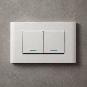 Interruptor Doble Blanco Carpinter A11