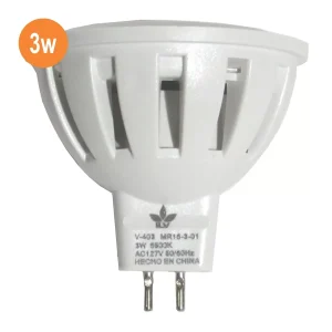 MR16 LED 3W LUZ CALIDA 85-265V