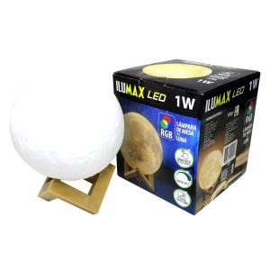 LAMPARA LED RECARGABLE LUNA RGB