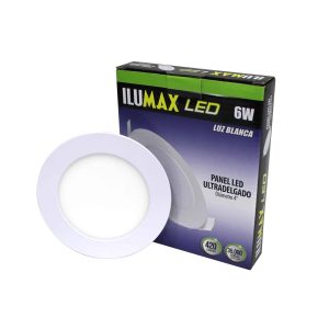 Panel LED PRO 12W Redondo Luz Blanca 6″