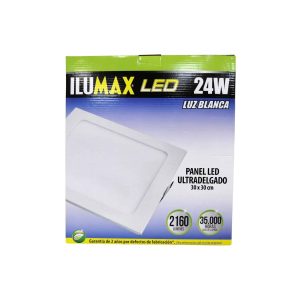 Panel Plano LED 24W Luz Blanca 30X30Cm