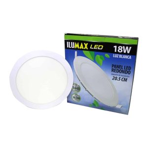 Panel LED 18W Redondo Luz Blanca