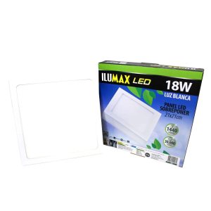 Panel LED 18W Sobreponer Cuadrado Luz Blanca 21cm