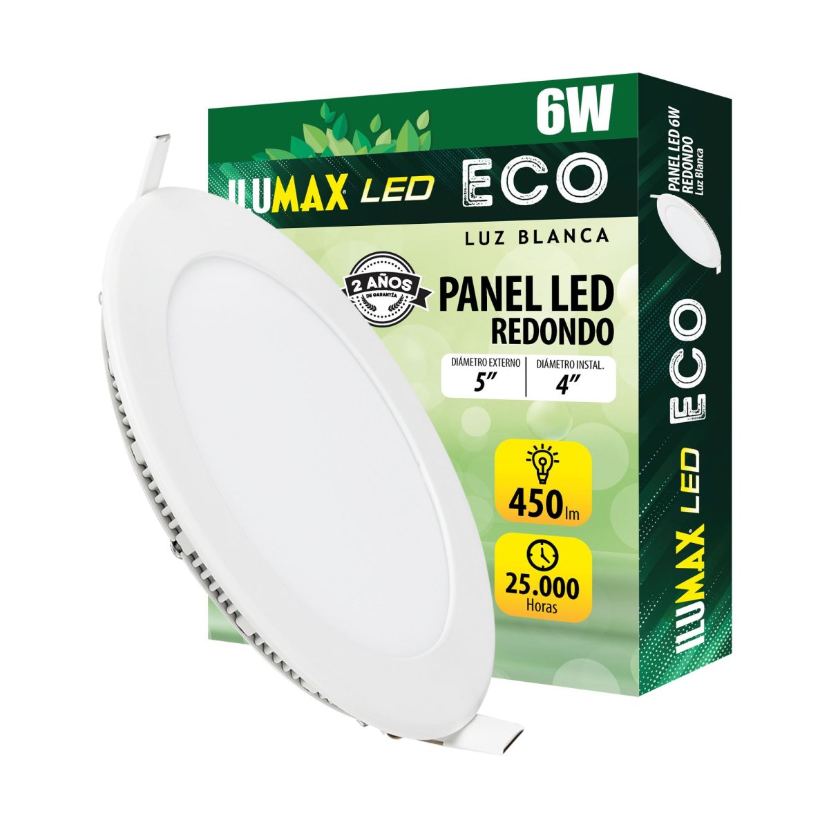 Panel Led Redondo 6W Lb 10.5 ECO - Imagen 2