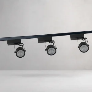 Riel Con Spot Gu10 X3 1mtr