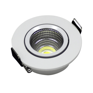 Spot LED 3W Redondo Escualizable Luz Blanca