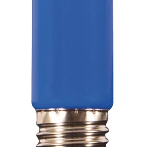 2 PIEZAS DE BOMBILLOS FOCOS LED MINI AZUL 1W 127V T30LEDE27TORPEDOAZ