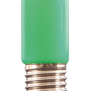 2 PIEZAS DE BOMBILLOS FOCOS LED MINI VERDE 1W 127V E27 T30LEDE27TORPEDOVE