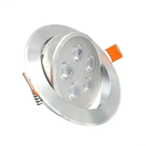 SPOT EMPOTRADO DE LED REDONDAPARA PAFLON 5W DIRIGIBLE (SATIN) LUZ FRIA