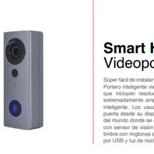 VIDEO PORTERO ICON SMART HOME BY TECHZONE TZVPOSH01