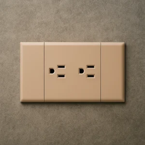 Toma corriente Doble  tipo M Carpinter