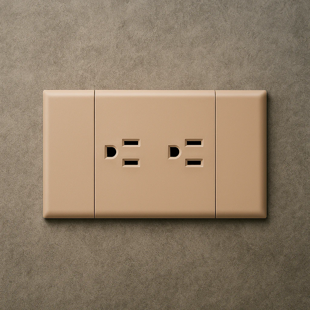 Toma corriente Doble  tipo M Carpinter