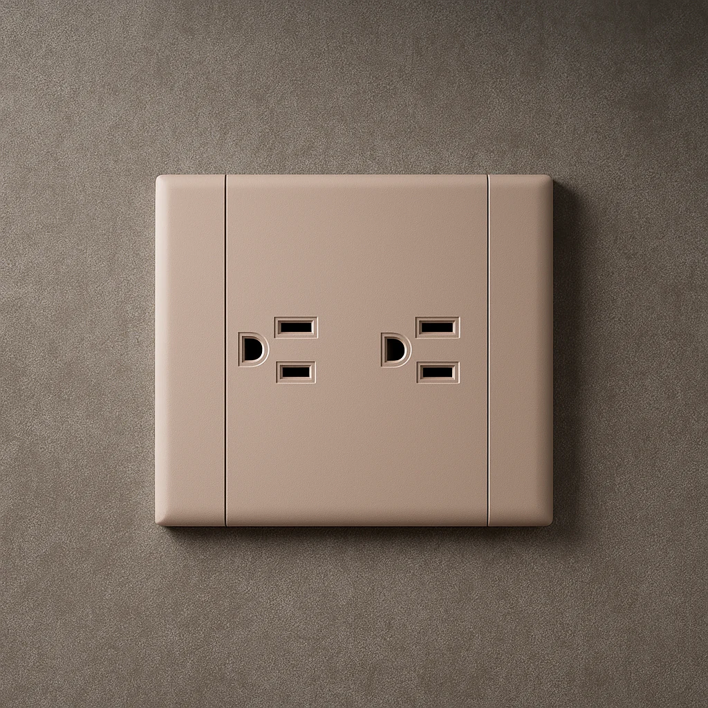 Toma corriente Doble  tipo M Carpinter - Imagen 2