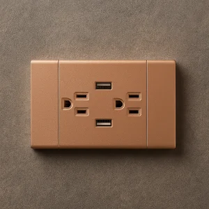 Toma corriente + USB doble Carpinter