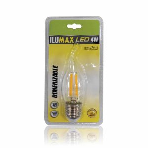 Velita LED 4W Filamento Pico de Loro Clear Dimerizable Luz Cálida